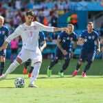 Morata ha fallado un penalti en el Eslovaquia-España