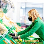 Una empleada de una tienda de Mercadona en Valladolid