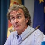El director del Centro de Coordinación de Alertas y Emergencias Sanitarias, Fernando Simón, durante una rueda de prensa para informar sobre la pandemia de Covid-19
