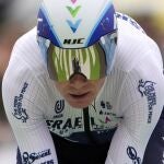 Chris Froome, durante la contrarreloj del Tour, la quinta etapa