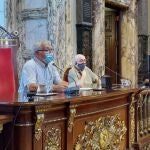 El alcalde de València, Joan Ribó, presidiendo la Mesa de Movilidad