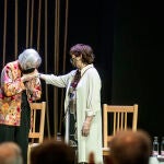 Núria Espert y Julieta Serrano en el Palacio de los Villarreal, Almagro