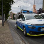 Un vehículo de la Policía Municipal de Navarra
