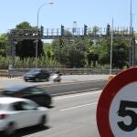 Radar multicarril situado en la M-30, paseo de Monistrol.