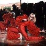 Raffaella Carrà como icono de estilo.