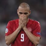 Martin Braithwaite con Dinamarca.