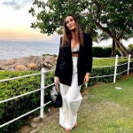 Vicky Martín Berrocal de noche de chicas.