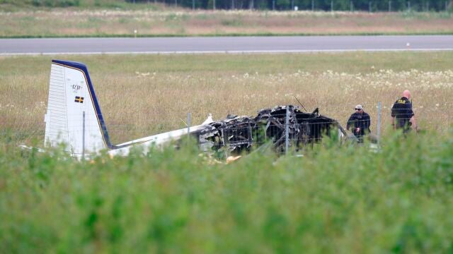 La avioneta accidentada despegó del aeropuerto de Örebro, en el sur de Suecia