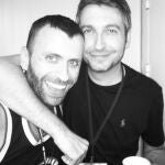 Frank Blanco junto a Carlos Lorente