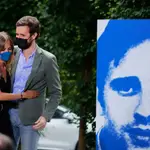 La presidenta de Nuevas Generaciones del PP (NNGG), Beatriz Fanjul (i), y el presidente del PP, Pablo Casado (d), durante la clausura de la Escuela de Verano Miguel Ángel Blanco,