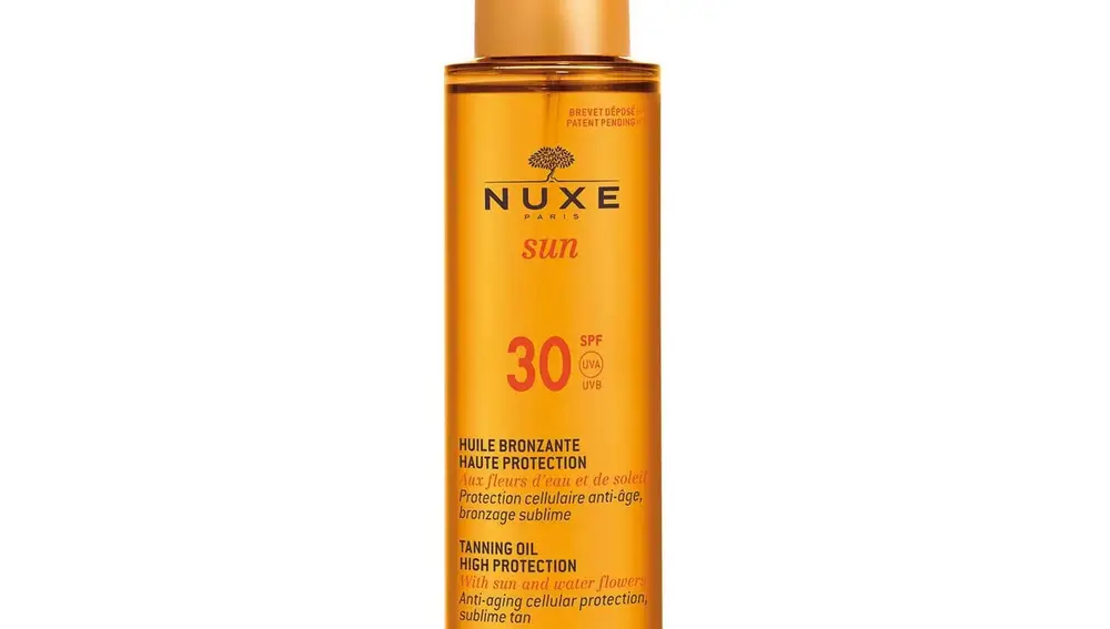 Aceite Bronceador Rostro Y Cuerpo, de Nuxe