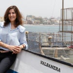 Mayte Uceda durante la presentación de su novela en Canarias