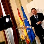 El ministro de Agricultura, Pesca y Alimentación, Luis Planas, tras la reunión del pasado miércoles