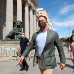 El presidente de Vox, Santiago Abascal