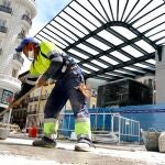 Templete del metro Gran Vía. Final de las obras de remodelación