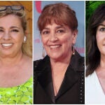 Carmen Borrego, Carmen Maura y Carmen Martínez Bordiú en un montaje de La Razón