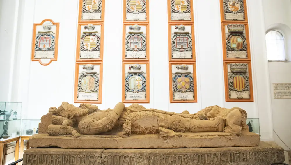 La tumba que tenía el Cid en el Monasterio de San Pedro de Cardeña© JESUS G. FERIA.14-08-2019.