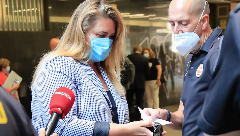 Carlota Corredera acude a declarar en los Juzgados de lo Social (Madrid)