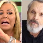 Belén Esteban y Miguel Bosé en un montaje de La Razón