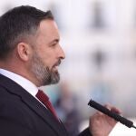 El presidente de Vox, Santiago Abascal