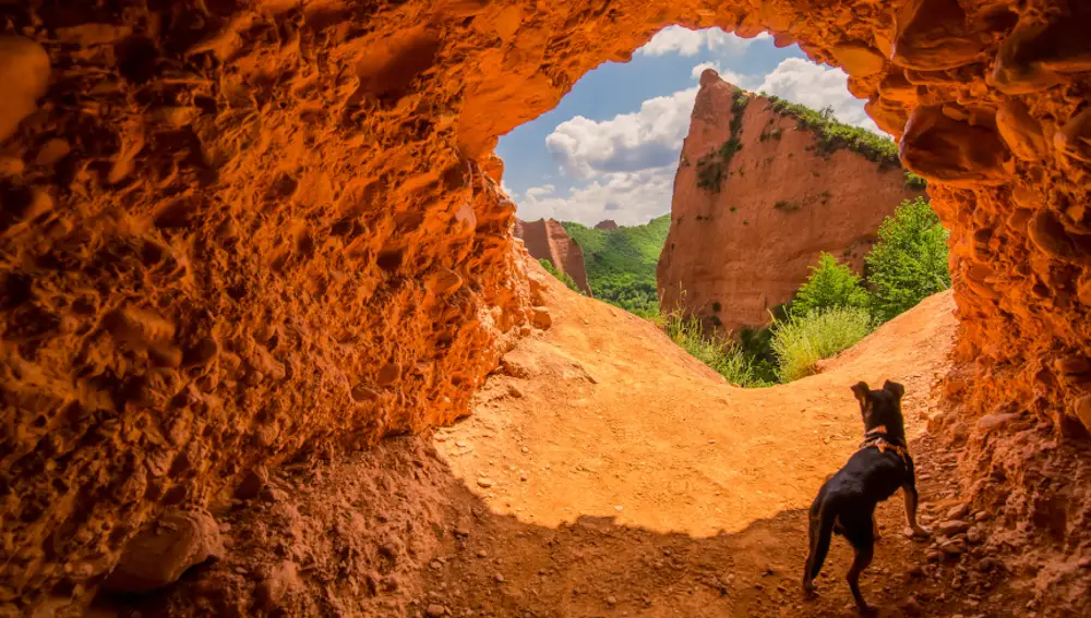 Las Médulas de León pueden visitarse con animales de compañía