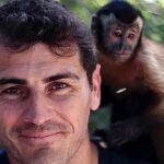 Iker Casillas, durante su visita al Santuario Akumal.