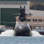 Puesta a flote del S-81 Isaac Peral de Navantia en Cartagena
