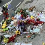 El altar de Samuel Luiz, destrozado