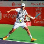 Entrenamiento de Feliciano López en el Open Castilla y León 2021 Villa de El Espinar