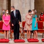 Los reyes de España presiden la ofrenda al Apóstol Santiago