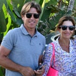 Manuel Díaz, 'El Cordobés' y su mujer Virginia Troconis en Marbella