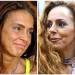 Olga Moreno y Rocío Carrasco en un montaje de 'La Razón'