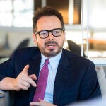 Carlos Ruiz Massieu, representante de la ONU en Colombia, durante la entrevista en Madri