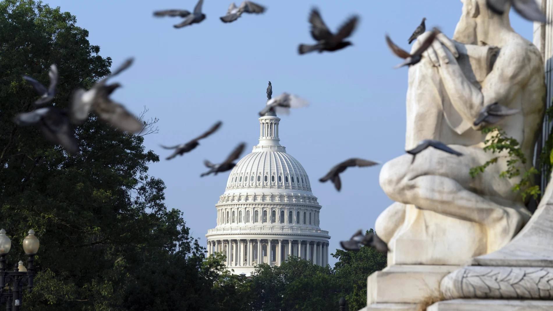 Imagen del icónico Capitolio de Estados Unidos