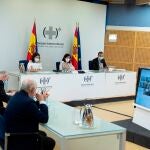 Carolina Darias, durante la reunión del Consejo Interterritorial del Sistema Nacional de Salud este miércoles en La Moncloa