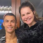 Cristiano Ronaldo y Katia Aveiro en una imagen de redes sociales