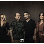De izda. a dcha., Adriana Torrebejano, Pilar Castro, Carlos Areces, Arturo Valls, Toni Acosta y Omar Banana