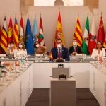 El presidente del Gobierno, Pedro Sánchez durante la XXIV Conferencia de Presidentes