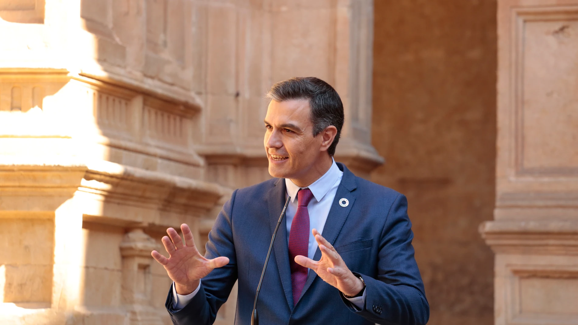 El presidente del Gobierno, Pedro Sánchez, durante la Conferencia de Presidentes celebrada en Salamanca