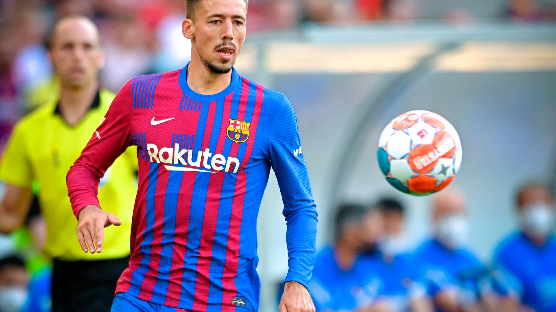 Clement Lenglet con el Barcelona.