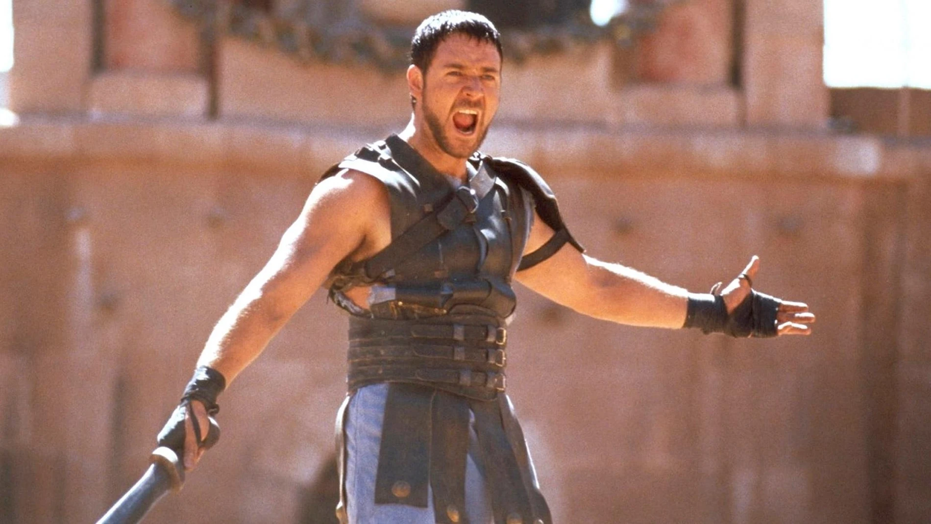 Una imagen dela primera película de "Gladiator"
