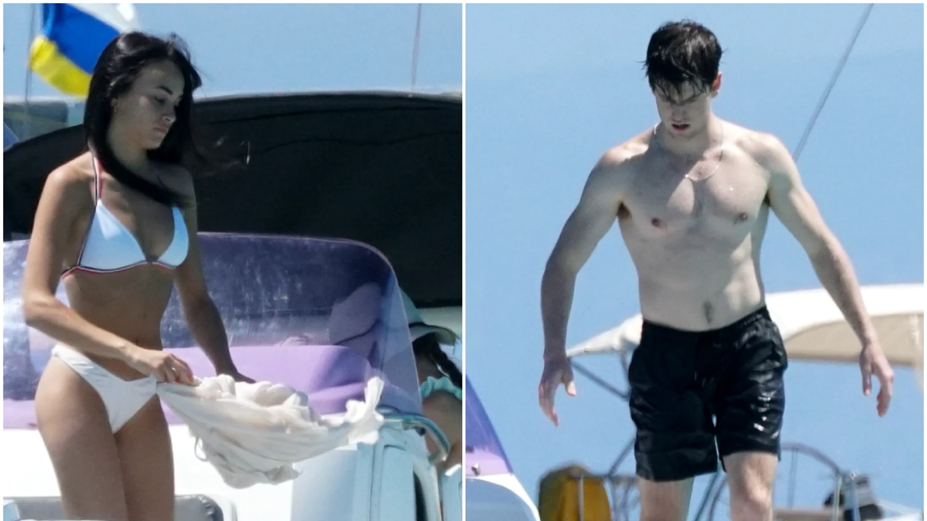 Aitana Ocaña y Miguel Bernardeau en Ibiza