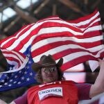 Ryan Crouser, poco después de proclamarse campeón olímpico en Tokio