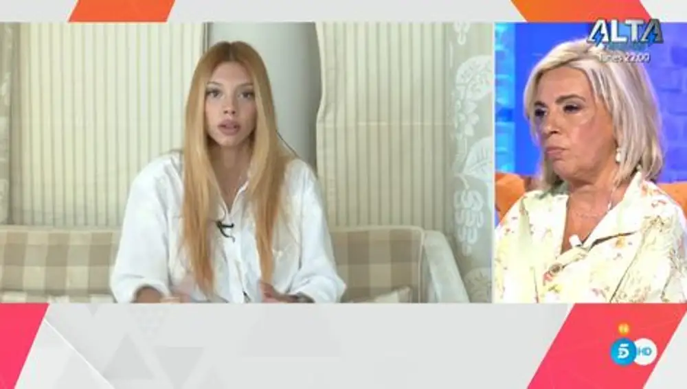 Alejandra Rubio y su tía, Carmen Borrego