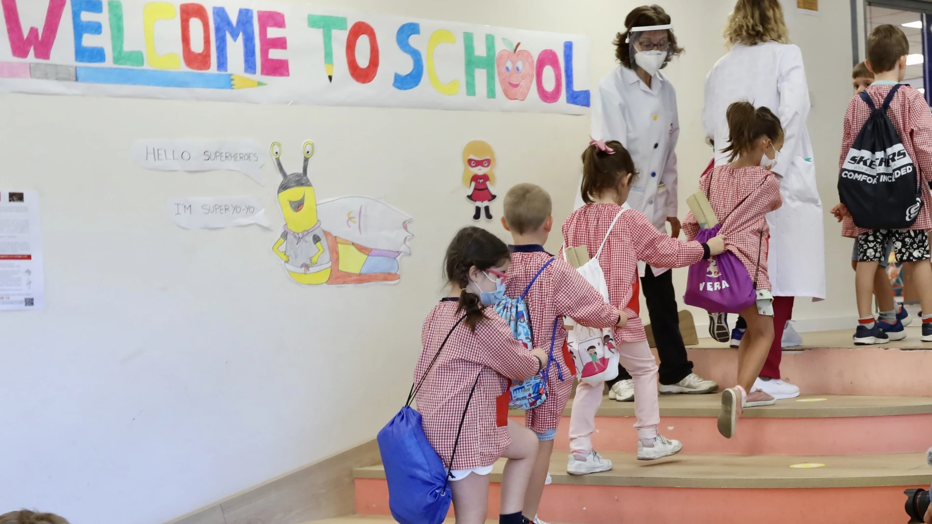 Vuelta a clase de los niños