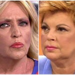 Lydia Lozano y Terelu Campos en un monatje