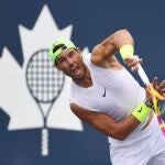 Nadal, durante un entrenamiento en Toronto
