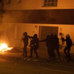 Los antidisturbios tienen que intervenir en la planta de LM de Ponferrada