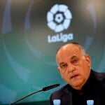 El presidente de LaLiga Javier Tebas