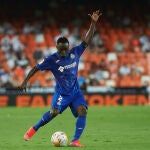Djené Dakounam con el Getafe.